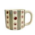 Taza Rayita Bolita Verde/Vino