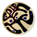 Plato Trinche Figuras Abstracto