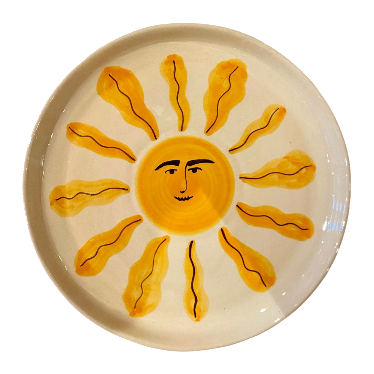 Plato Trinche Sol Amarillo