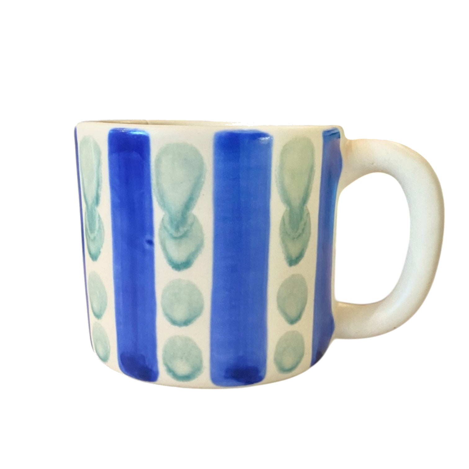 Taza Rayita Bolita Azul/Aqua