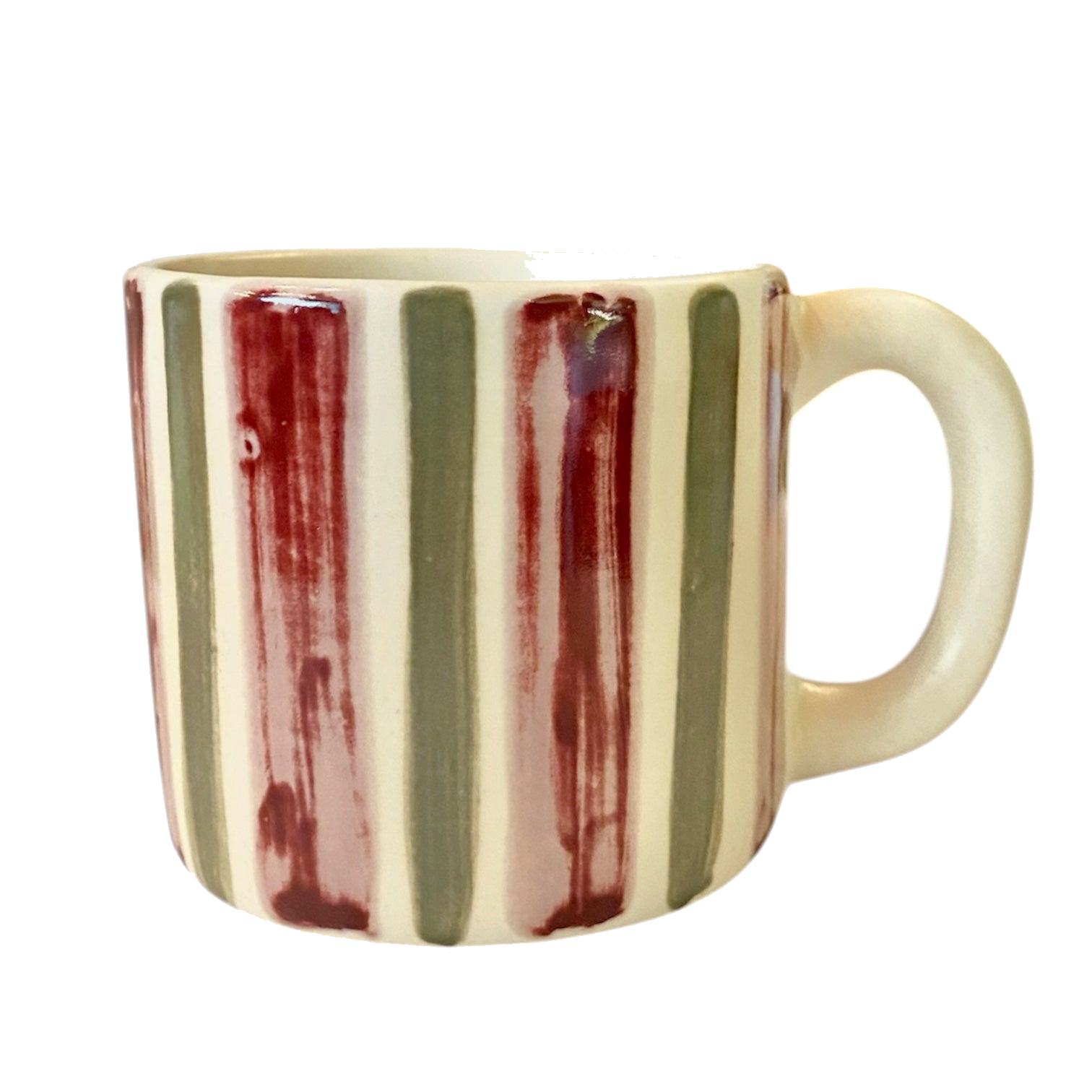 Taza Rayita Verde/Vino